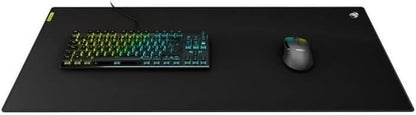 Sense Pro XXL PC Gaming Mousepad, Non Slip Rubber Back, Speed Military-Grade Fabric with Low-Profile Stitched Edges, Durable Computer Desk Mat, XXL, Rectangle, Black