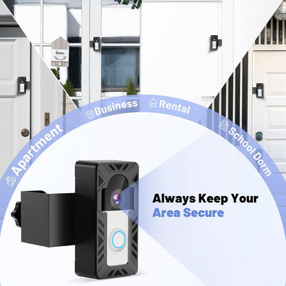 Ring Doorbell Mount, Anti-Theft Video Doorbell Mount for Ring/Blink Camera Doorb