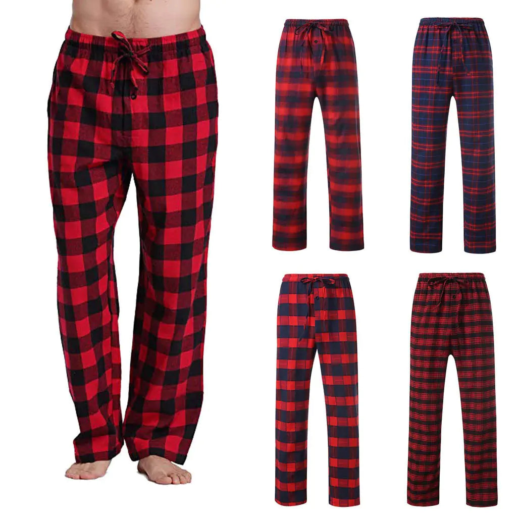 Men's Plaid Pajama Pants